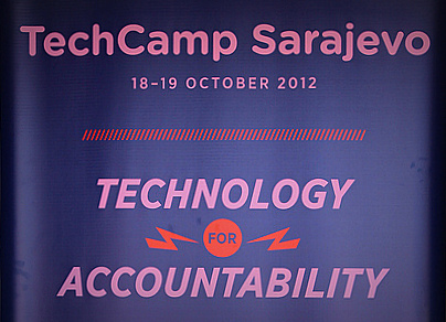 Presentation of TechCamp for civil society organizations in BiH