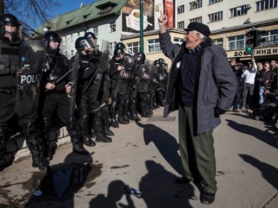 Bosnian media, have we been to the same protests?