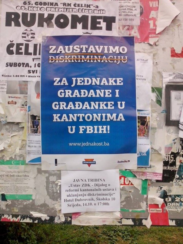 Javne tribine o uklanjanju ustavne diskriminacije u Travniku i Zenici