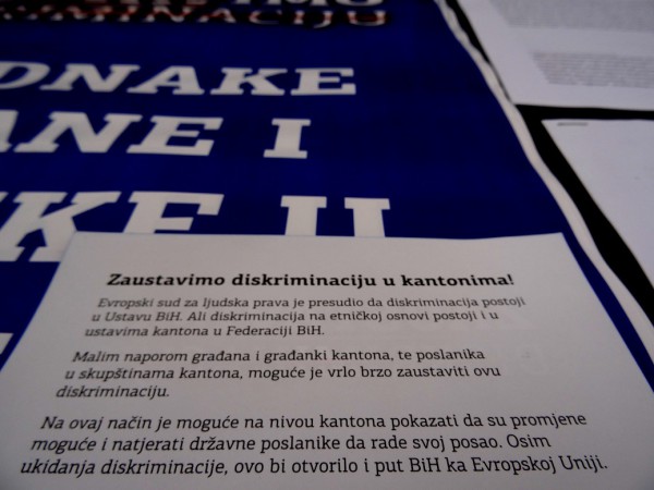 “ZaUSTAVimo diskriminaciju u FBiH” – Javne tribine u Livnu i Bihaću