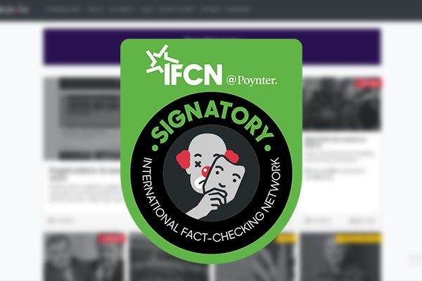 Međunarodna mreža za provjeru činjenica (IFCN) verifikovala rad “Raskrinkavanja”
