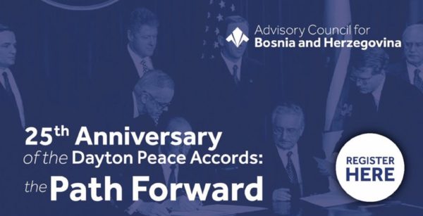 Online event: 25th Anniversary of the Dayton Peace Accords -The Path Forward