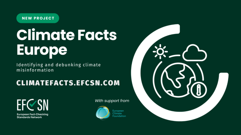 Evropske fact-checking organizacije pokrenule bazu podataka o klimatskim dezinformacijama