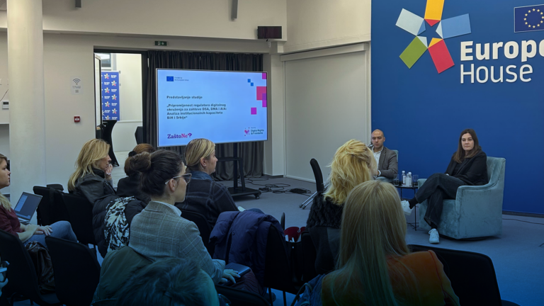 Predstavljena studija “Pripremljenost regulatora digitalnog okruženja za zahtjeve DSA, DMA i AIA: Analiza institucionalnih kapaciteta BiH i Srbije”