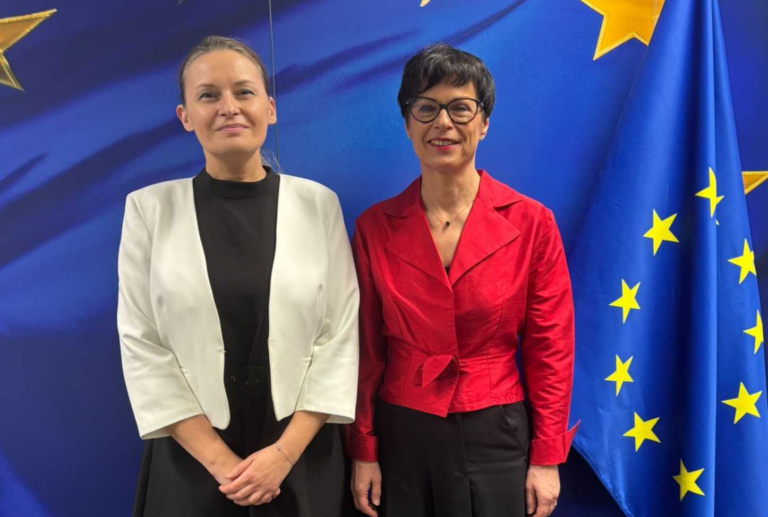 Meeting with European Commissioner for Enlargement Marta Kos