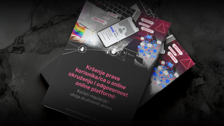 Kršenje prava korisnika/ca u online okruženju i odgovornost online platformi: Koristi regulacije i uloga društvenih aktera