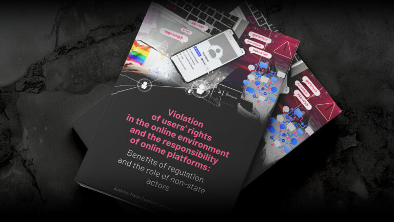 User rights violations in the online environment and the responsibility of online platforms: Benefits of regulation and the role of non-state actors