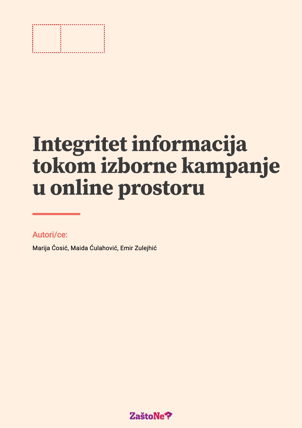 Integritet informacija tokom izborne kampanje u online prostoru
